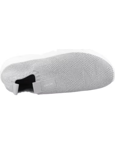 GEOX ZAPATILLAS NINA MODELO J ARIL GIRL COLOR PLATA C1007
