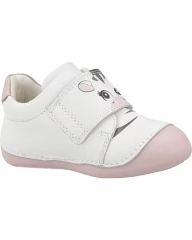 GEOX ZAPATOS NINA MODELO B TUTIM COLOR BLANCO C0674