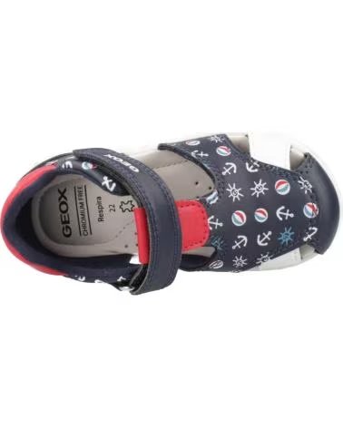GEOX Sandalias Zapito en azul para bebe B SANDAL ZAPITO BOY