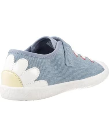 GEOX SNEAKER J GISLI GIRL, KLETTVERSCHLUSS, KINDER, MARIENKÄFER-AUFDRUCK C4348