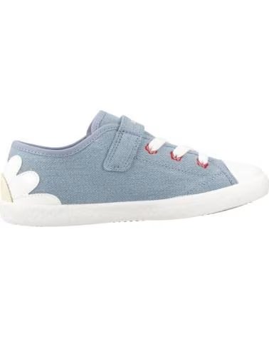 GEOX SNEAKER J GISLI GIRL, KLETTVERSCHLUSS, KINDER, MARIENKÄFER-AUFDRUCK C4348