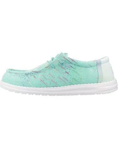 HEY DUDE INFORMALES HOMBRE MODELO WALLY PARTY MESH COLOR VERDE BLUEBA BLUEBAY