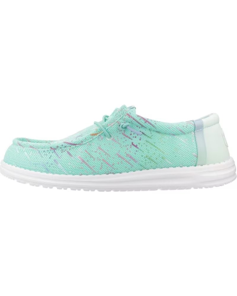 HEY DUDE INFORMALES HOMBRE MODELO WALLY PARTY MESH COLOR VERDE BLUEBA BLUEBAY