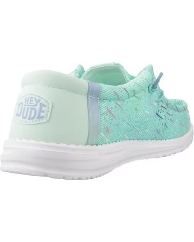 HEY DUDE INFORMALES HOMBRE MODELO WALLY PARTY MESH COLOR VERDE BLUEBA BLUEBAY