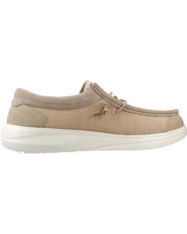 HEY DUDE WALLY COMF WOVEN ZAPATILLAS CASUAL HOMBRE BEIGE CRMLT CRMLT