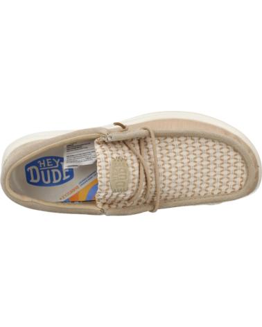 HEY DUDE WALLY COMF WOVEN ZAPATILLAS CASUAL HOMBRE BEIGE CRMLT CRMLT