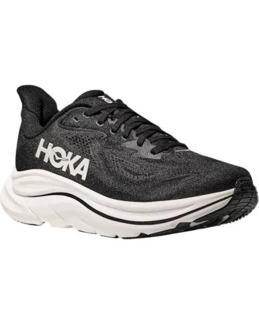 HOKA ZAPATILLAS CLIFTON 10 MUJER 1162031-BWH NEGRO