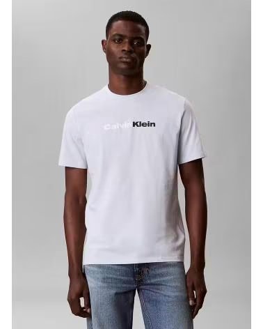 CAMISETA CALVIN KLEIN JEANS GRAPHICS MANGA CORTA 070303400008 CELESTE