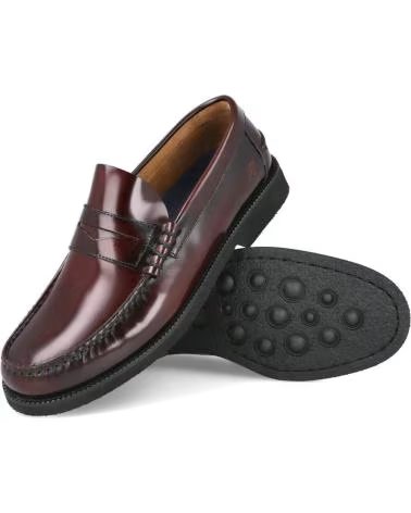 FLUCHOS STAMFORD F0047 MOCASSINS MASCULINO BORDÔ BURDEOS