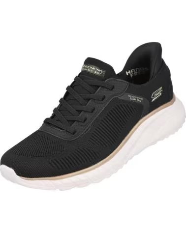 SKECHERS 117497 SLIP-INS BOBS SPORT SQUAD CHAOS NEGRO ORO