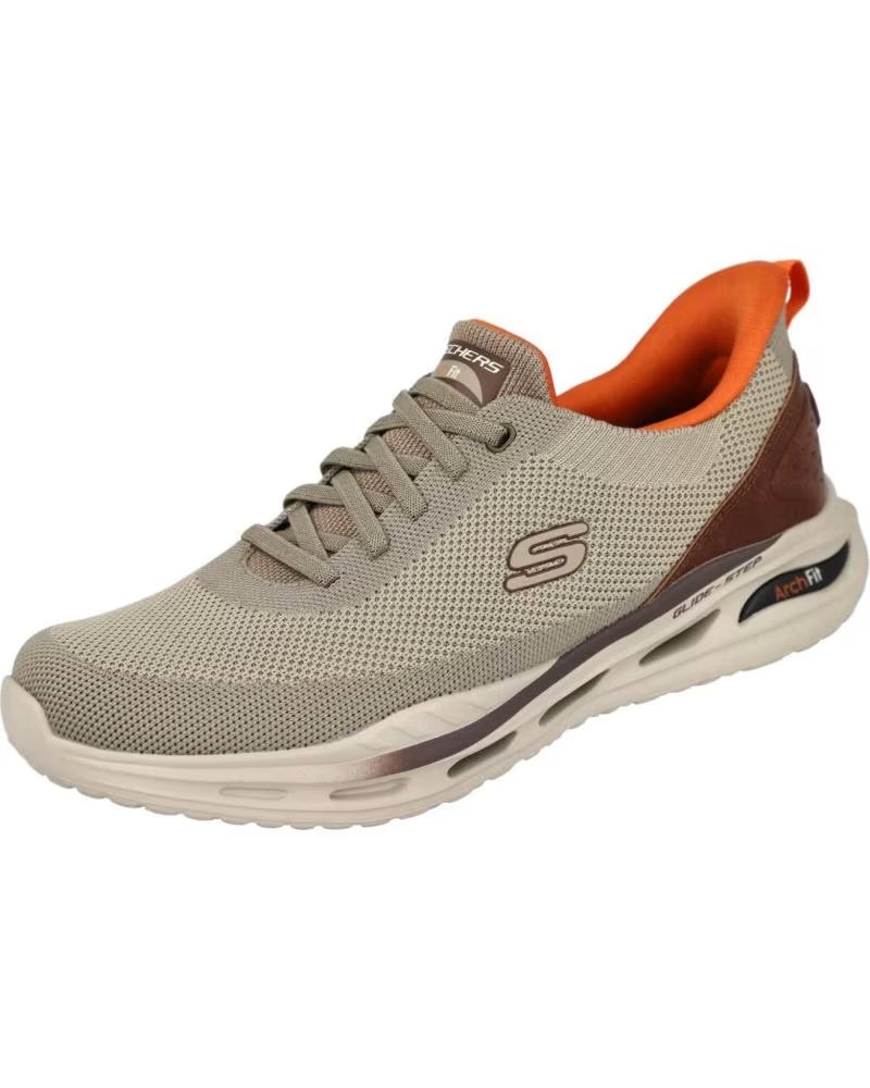 SKECHERS 210994 SLIP-INS RELAXED FIT ARCH FIT ORVAN - KINCADE TAUPE