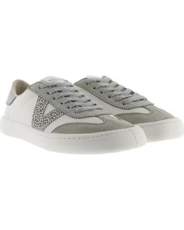 VICTORIA ZAPATILLAS MUJER MODELO OLMO BAREFOOT EFECTO PIEL COLOR VERD KAKI