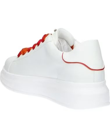 Accueil-EXE-BASKETS DÉCONTRACTÉES EXE 66-61EX10 PU BLANC ROUGE-PU-WHITE-RED