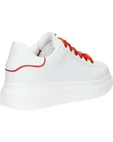 Accueil-EXE-BASKETS DÉCONTRACTÉES EXE 66-61EX10 PU BLANC ROUGE-PU-WHITE-RED