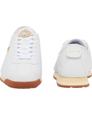 ZAPATILLAS LACOSTE CLUB-LOW MUJER PIEL BLANCO
