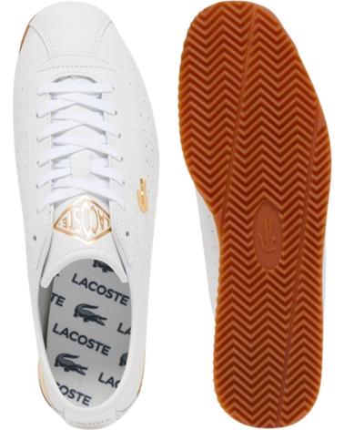 ZAPATILLAS LACOSTE CLUB-LOW MUJER PIEL BLANCO