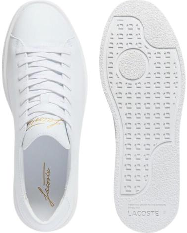 ZAPATILLAS LACOSTE LINECOUR HOMBRE PIEL BLANCO