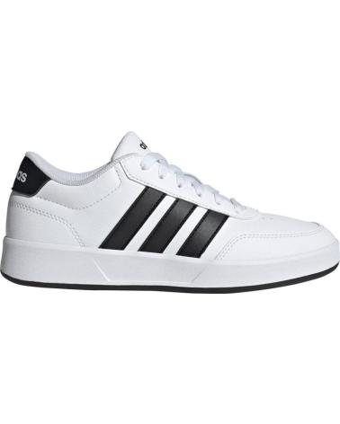 ADIDAS ZAPATILLAS NINO MODELO BREAKNET 3 0 J COLOR BLANCO WHITE