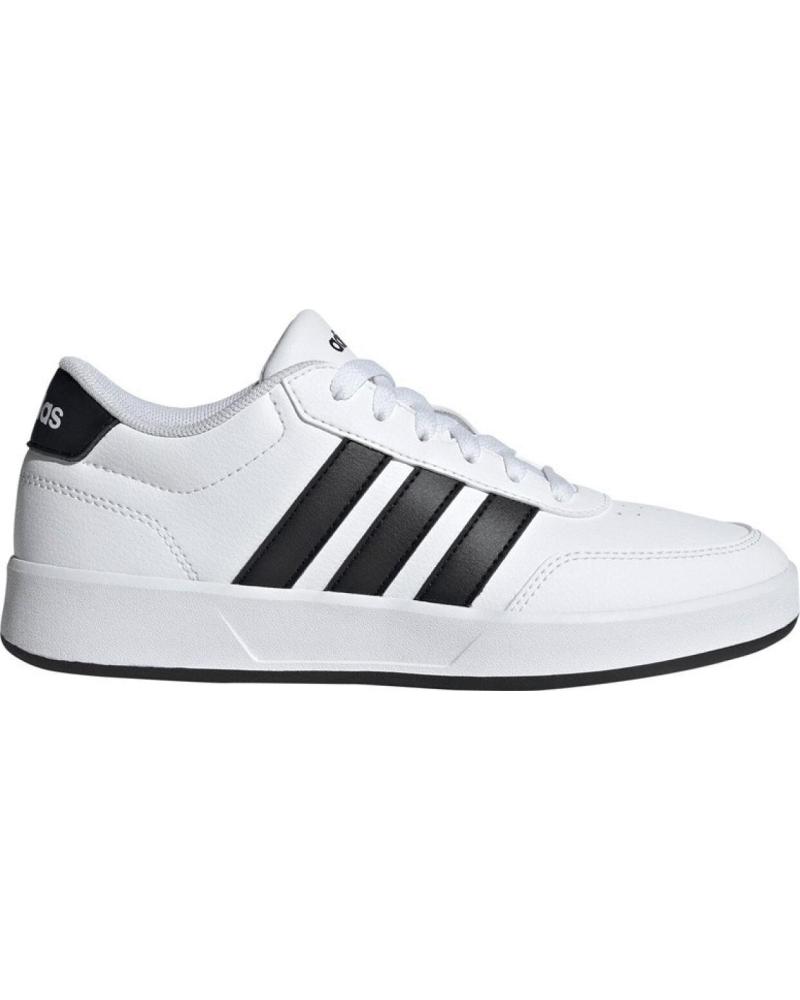 ADIDAS ZAPATILLAS NINO MODELO BREAKNET 3 0 J COLOR BLANCO WHITE