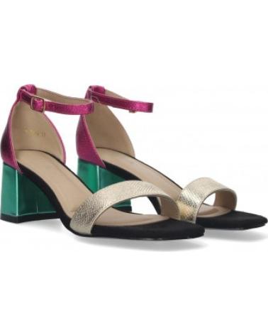 SPORT3PUNTO0 A-2402 SANDALIAS DE DEDO TACÓN BLOQUE MUJER VARIOS COLORES