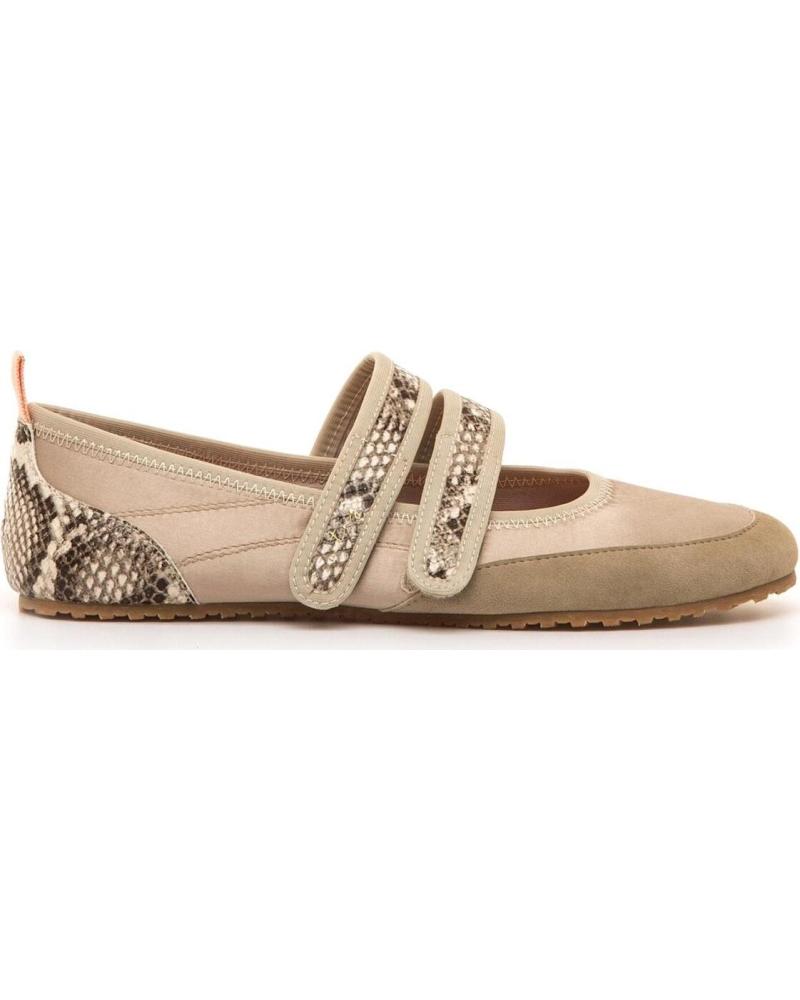 ZAPATILLAS MTNG 56339 MUJER DOBLE TIRA BEIGE BEIGE