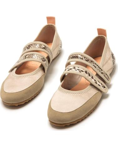 ZAPATILLAS MTNG 56339 MUJER DOBLE TIRA BEIGE BEIGE