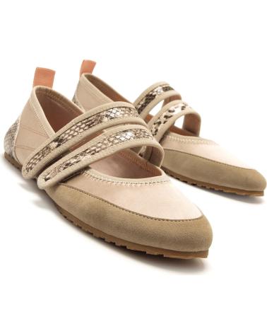 ZAPATILLAS MTNG 56339 MUJER DOBLE TIRA BEIGE BEIGE