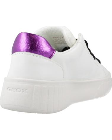 GEOX ZAPATILLAS J MIKIROSHI GIRL NIÑA BLANCO PÚRPURA C1238 C1238