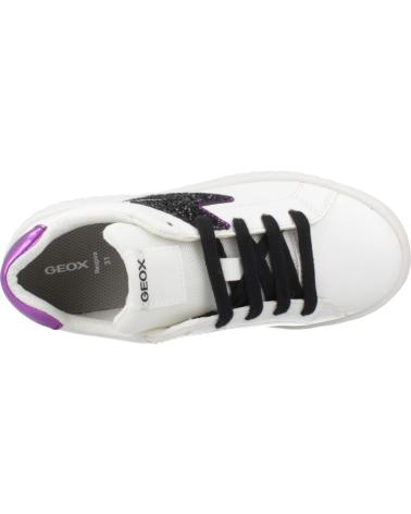 GEOX ZAPATILLAS J MIKIROSHI GIRL NIÑA BLANCO PÚRPURA C1238 C1238
