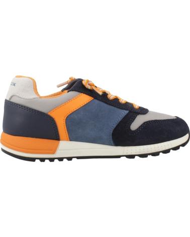 GEOX J ALBEN BOY ZAPATILLAS DEPORTIVAS NIÑO AZUL NARANJA C1297 C1297