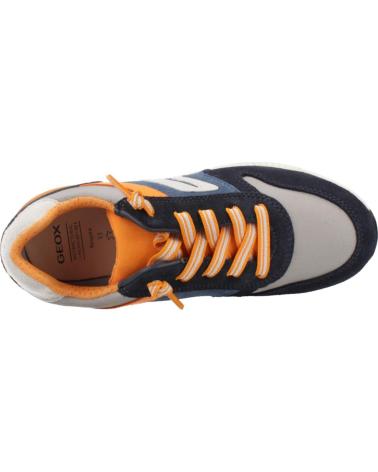 GEOX J ALBEN BOY ZAPATILLAS DEPORTIVAS NIÑO AZUL NARANJA C1297 C1297