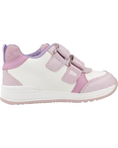 GEOX ZAPATILLAS CASUAL RISHON GIRL NIÑA CIERRE VELCRO ROSA C0406