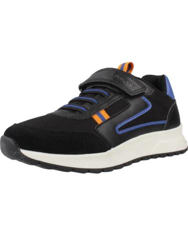 GEOX ZAPATILLAS J BREEZEE BOY NIÑO CIERRE VELCRO NEGRO C0245 C0245