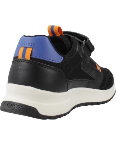 GEOX ZAPATILLAS J BREEZEE BOY NIÑO CIERRE VELCRO NEGRO C0245 C0245