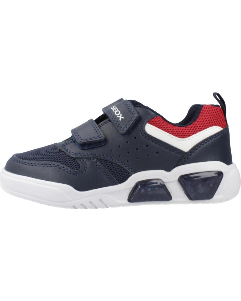 ZAPATILLAS GEOX J ILLUMINUS BOY AZUL CIERRE VELCRO C0735 C0735