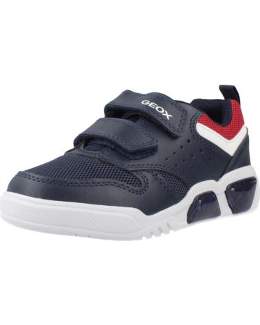 ZAPATILLAS GEOX J ILLUMINUS BOY AZUL CIERRE VELCRO C0735 C0735