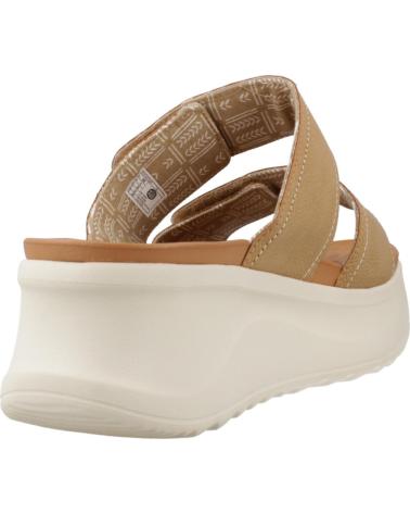 HEY DUDE SANDALIAS MUJER MODELO DELRAY SLIDE CLASSIC COLOR MARRON TAN