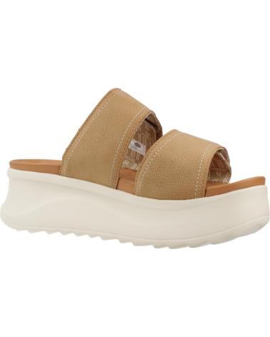 HEY DUDE SANDALIAS MUJER MODELO DELRAY SLIDE CLASSIC COLOR MARRON TAN