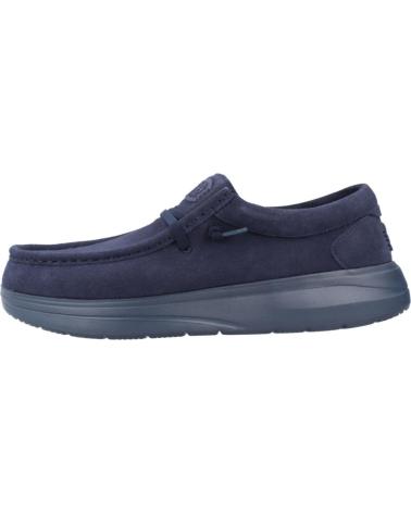 HEY DUDE ZAPATILLAS HOMBRE MODELO WALLY X SUEDE COLOR AZUL NVYBLZR