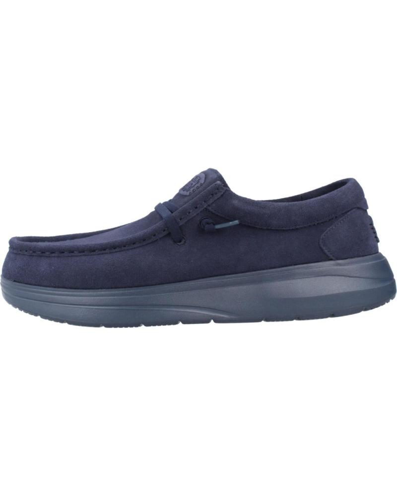HEY DUDE ZAPATILLAS HOMBRE MODELO WALLY X SUEDE COLOR AZUL NVYBLZR