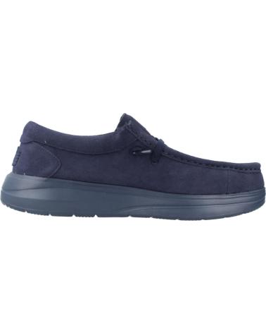 HEY DUDE ZAPATILLAS HOMBRE MODELO WALLY X SUEDE COLOR AZUL NVYBLZR
