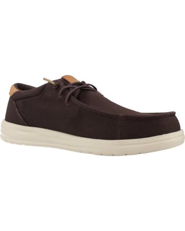 HEY DUDE ZAPATILLAS HOMBRE MODELO PAUL CANVAS COLOR MARRON BRWNWD
