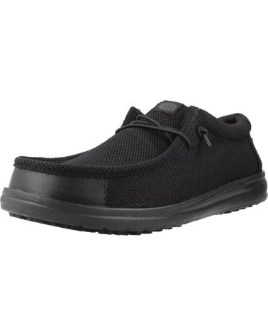 HEY DUDE ZAPATILLAS HOMBRE MODELO WALLY WORK CE COLOR NEGRO BLACK