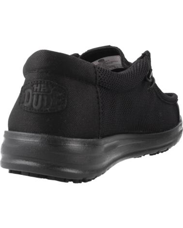 HEY DUDE ZAPATILLAS HOMBRE MODELO WALLY WORK CE COLOR NEGRO BLACK