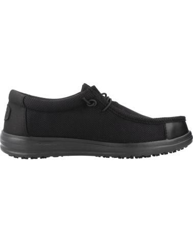 HEY DUDE ZAPATILLAS HOMBRE MODELO WALLY WORK CE COLOR NEGRO BLACK