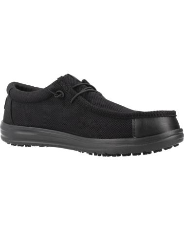 HEY DUDE ZAPATILLAS HOMBRE MODELO WALLY WORK CE COLOR NEGRO BLACK