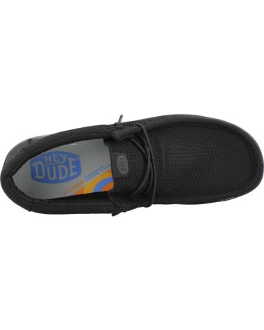 HEY DUDE ZAPATILLAS HOMBRE MODELO WALLY WORK CE COLOR NEGRO BLACK