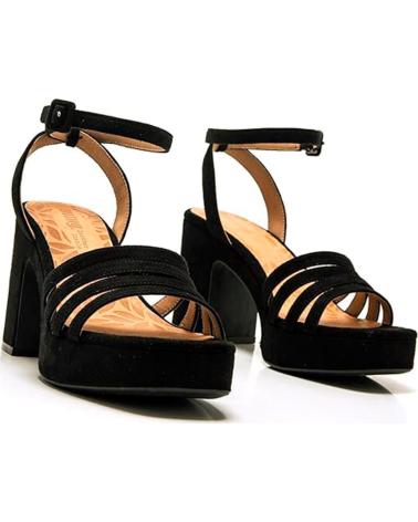 MTNG 50658 SANDALIAS DE TACON MUJER NEGRO