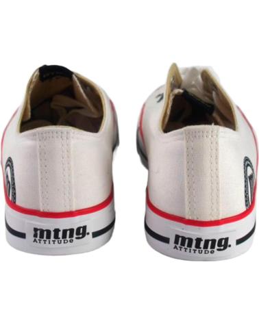 MTNG 15380 ZAPATILLAS DE LONA HOMBRE BLANCO