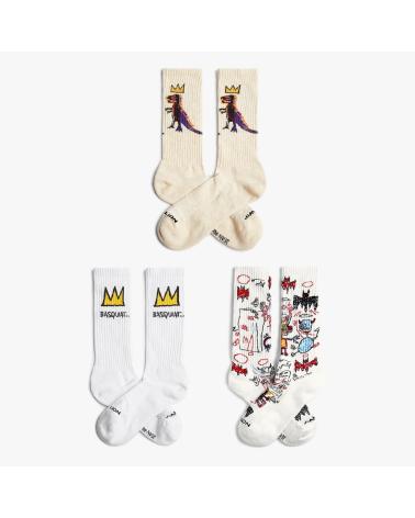 JIMMY LION PACK DE CALCETINES BASQUIAT ANIMAL